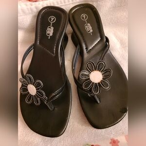 Route 66 platform sandals